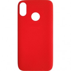 Capa para iPhone X e XS - Emborrachada Padrão Vermelha